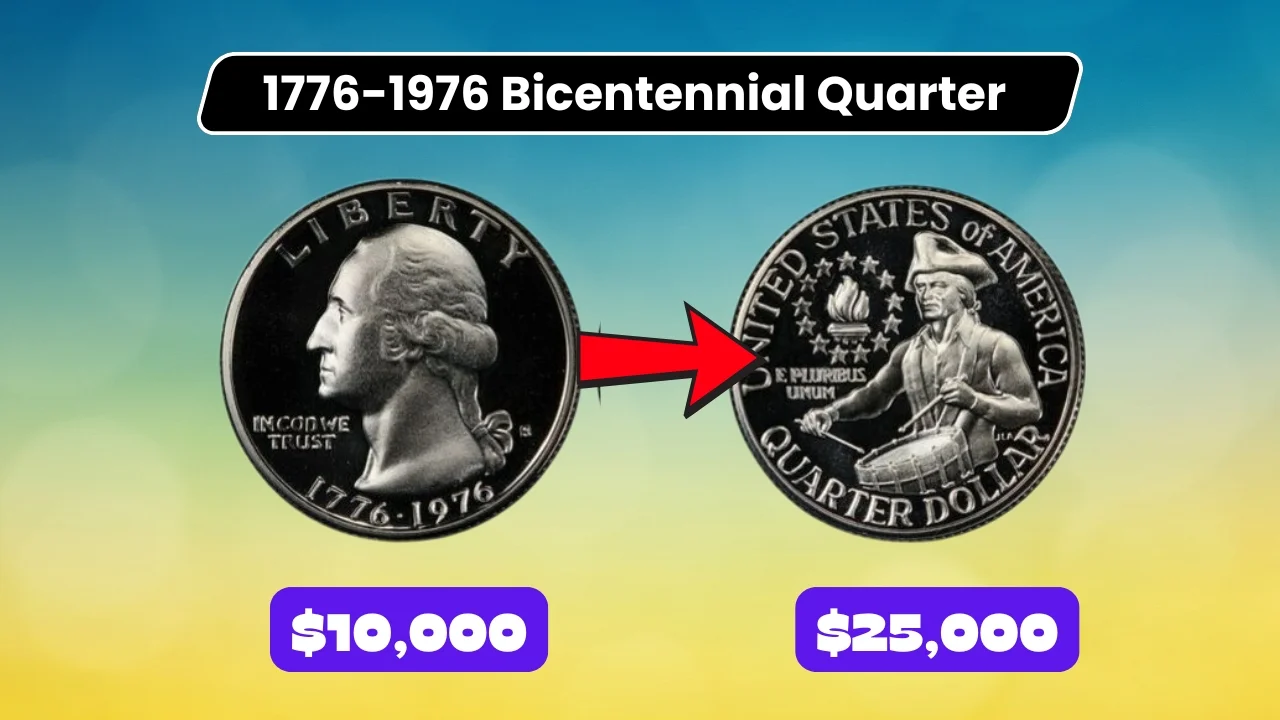 1776-1976 bicentennial quarter